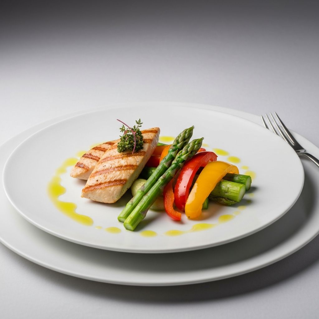 Premium plated meal set